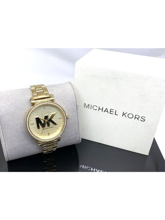 Michael Kors Women\'s Watch MK4334 Sofie Gemmed Quartz Gold Stainless Steel 36mm main image 4